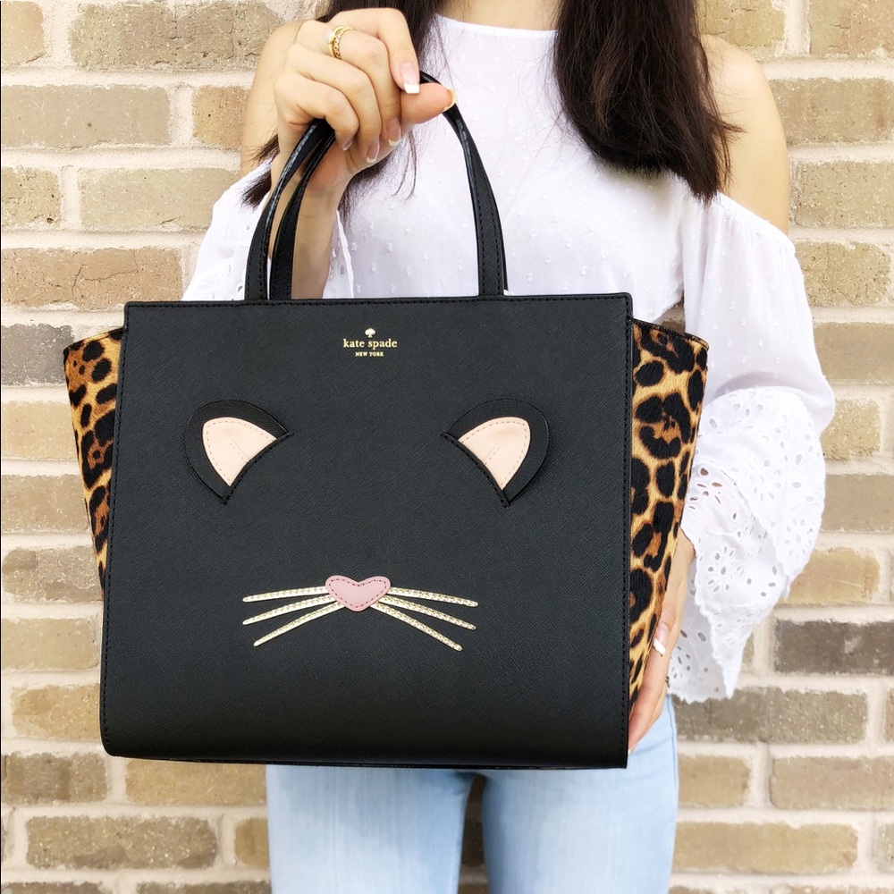 🔥BFSALE🔥 NWT Kate Spade Large Cat Satchel - Picture 4 of 8
